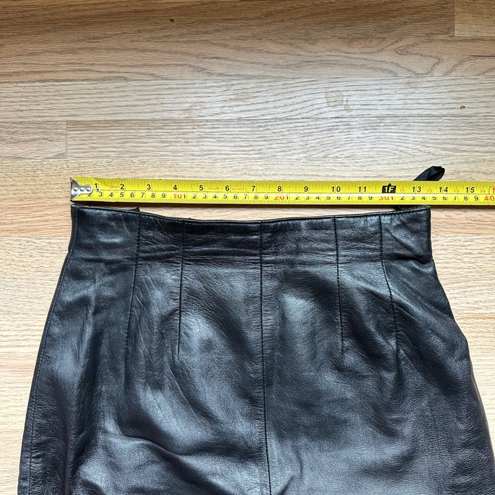 Leather Skirt View 4